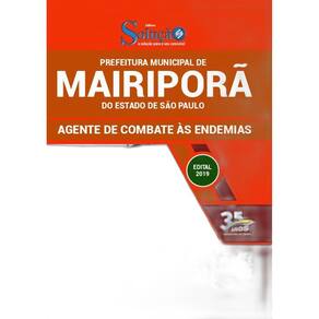 Apostila Mairiporã Sp - 2019 - Agente De Combate Ás Endemias