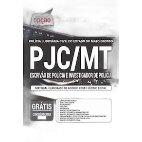 Apostila Concurso Pjc Mt Escrivão Investigador Policia 2020