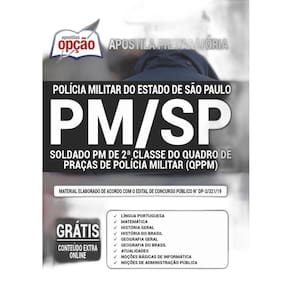 Apostila Pm Sp - Soldado Pm 2ª Classe Quadro De Praças Qppm