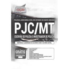 Apostila Concurso Pjc Mt Escrivão Investigador Policia 2020