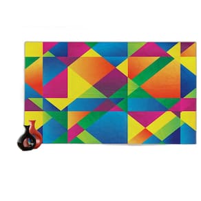 Papel De Parede Geométrico Formas Linhas Cores 3,5M Gmt67