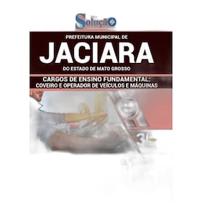 Apostila Jaciara Mt - Coveiro E Operador Veículos E Máquinas