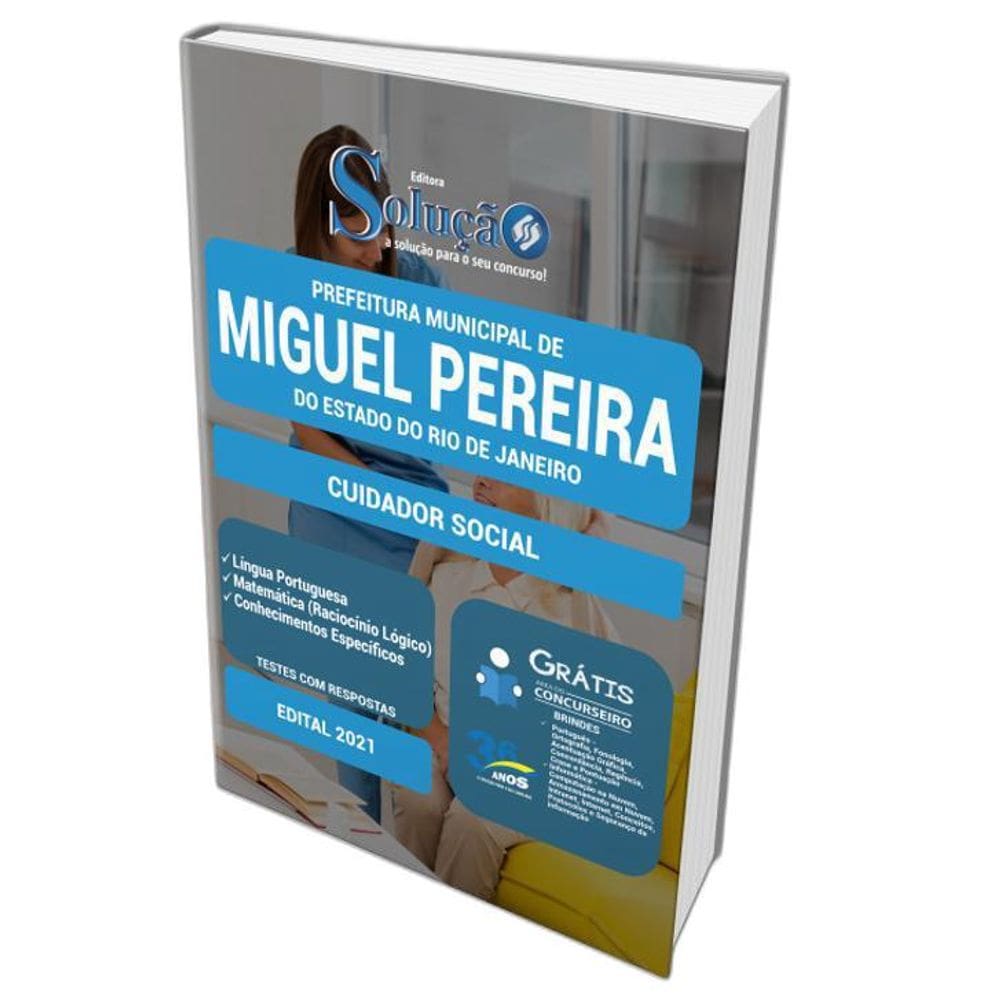 Apostila Prefeitura Miguel Pereira Rj - Cuidador Social