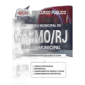 Apostila Concurso Carmo Rj - Guarda Municipal