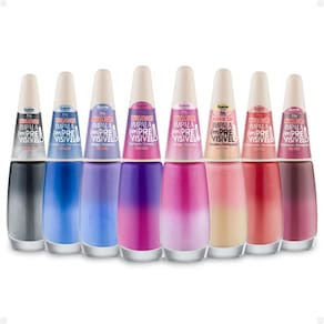 Kit Esmaltes Impala (Im)Previsivel Duo Color Com 8 7,5ml