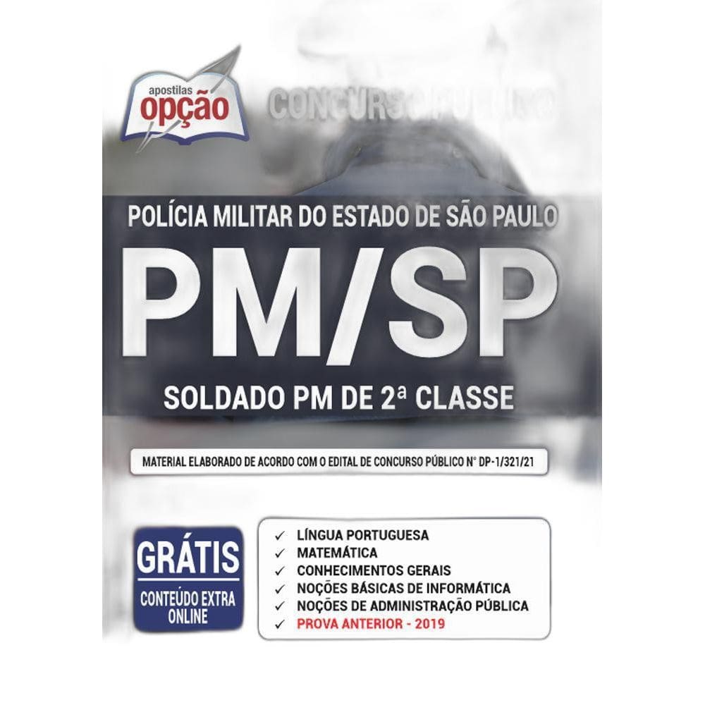 Apostila Concurso Pm Sp - Soldado Pm De 2ª Classe - Pmesp