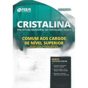 Apostila Cristalina Go 2019 - Cargos De Nível Superior