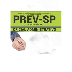 Apostila Concurso PREVSP 2019 Oficial Administrativo