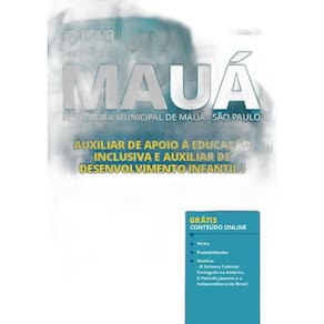 Apostila Mauá Sp - Educação Inclusiva E Auxiliar Infantil 1