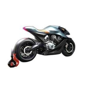 Papel De Parede 3D Moto Sport Bike Cafe Racer 3,5M Bkm48