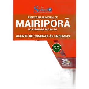 Apostila Mairiporã Sp - 2019 - Agente De Combate Ás Endemias