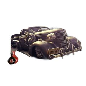 Papel De Parede 3D Carro Antigo Hot Rod Custom 3,5M Cxr128