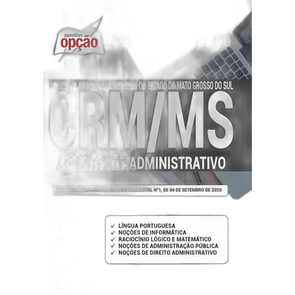 Apostila Concurso Crm Ms - Assistente Administrativo