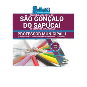 Apostila São Gonçalo do Sapucaí 2019 Professor Municipal I