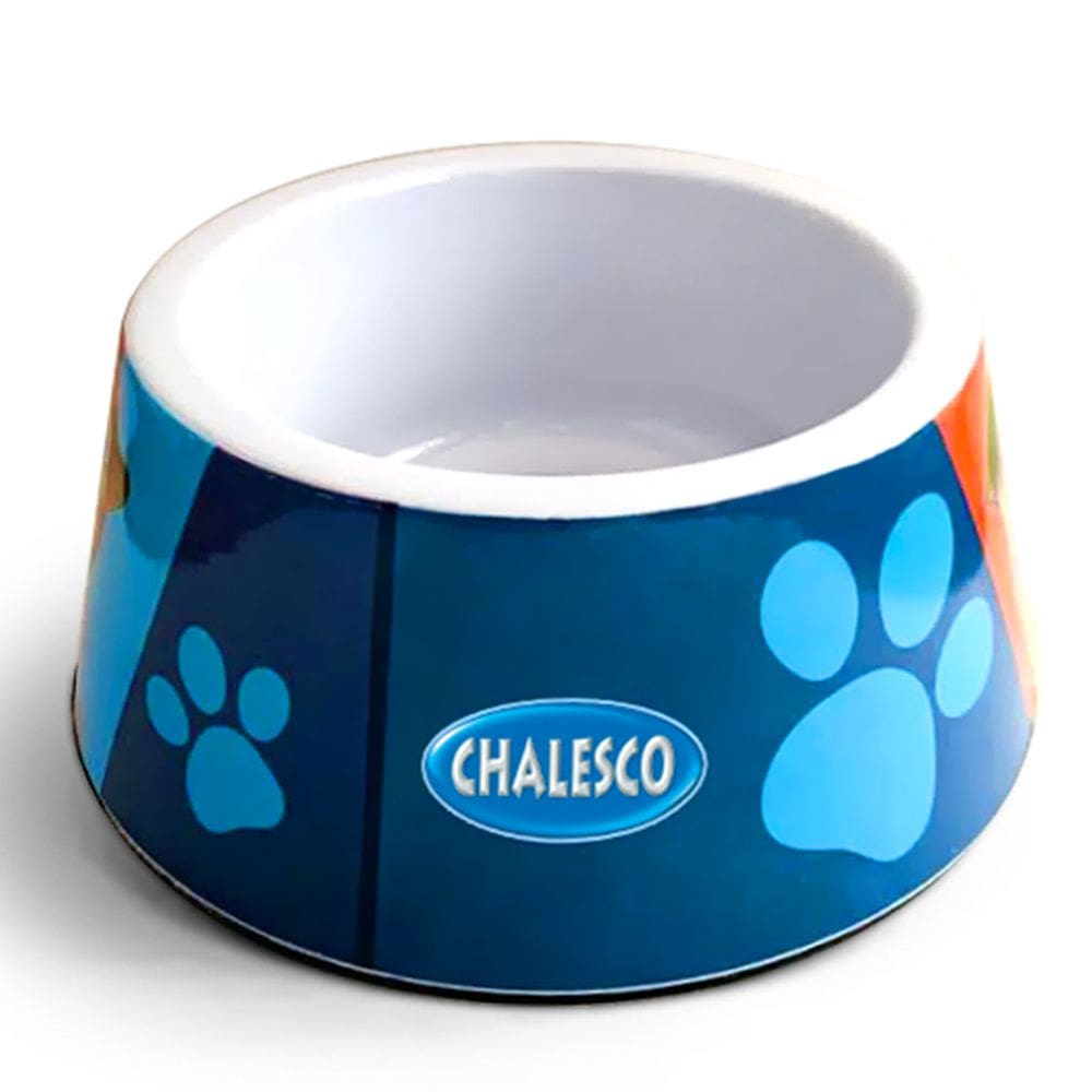 Pote Comedouro Bebedouro para cães Patrulha Canina Chalesco P 140g ou 310ml 13x6,5cm