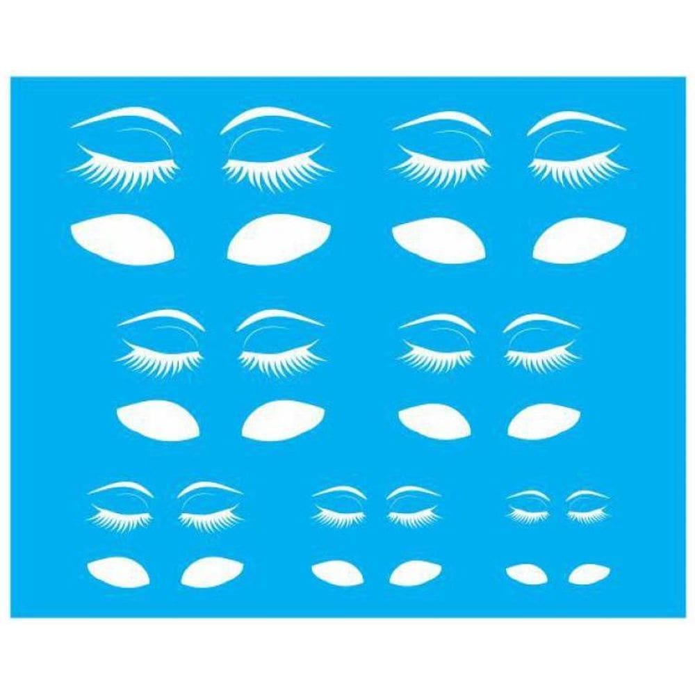Stencil Tamako Olhos - 20X25Cm - Ref 9174