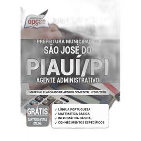 Apostila Concurso São José Do Piauí - Agente Administrativo