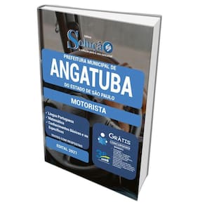 Apostila Prefeitura Angatuba Sp - Motorista