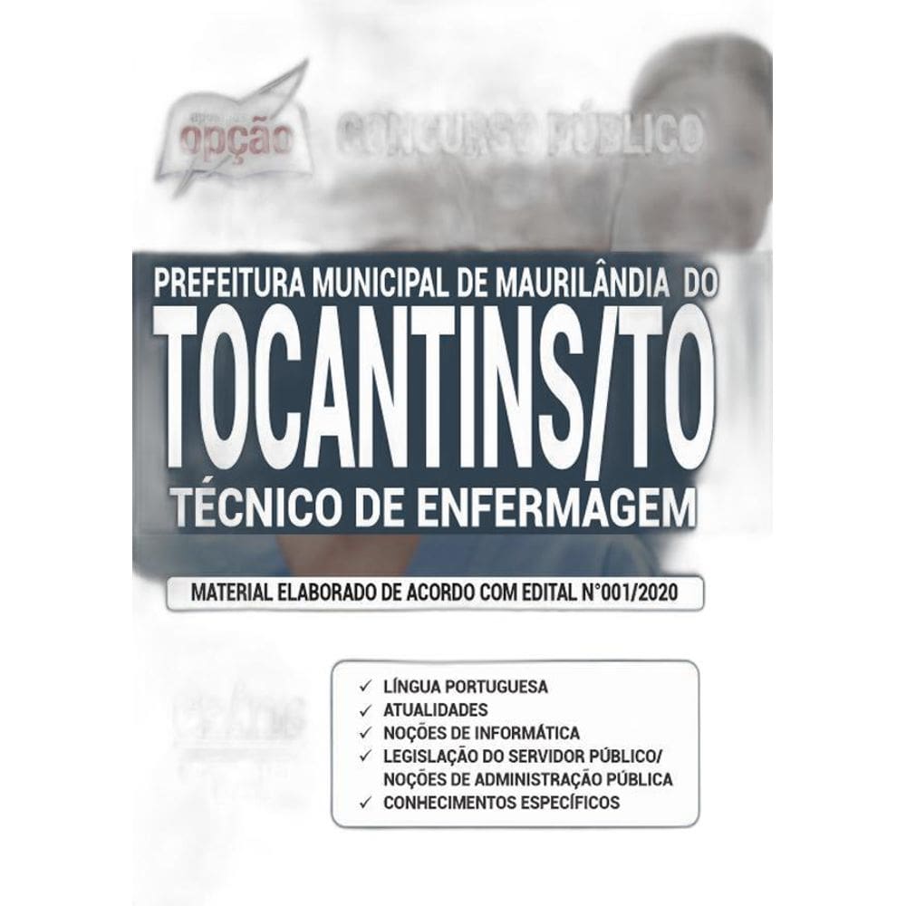 Apostila Maurilândia Do Tocantins To -Técnico De Enfermagem
