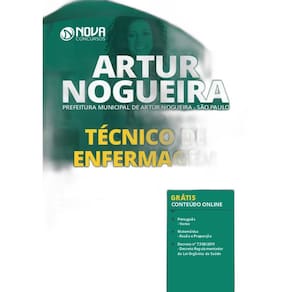 Apostila Prefeitura Artur Nogueira Sp Técnico De Enfermagem
