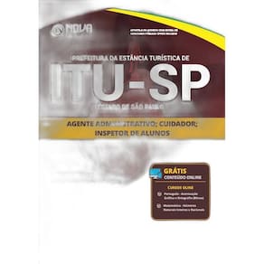 Apostila Itu - SP 2019 - Agente Administrativo