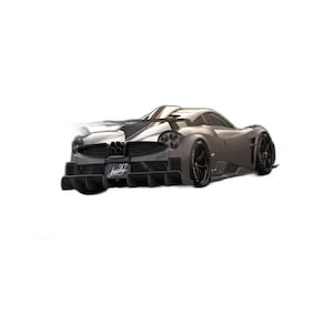Papel De Parede Carro Pagani Zonda Huayra Rua 3,5M Car339