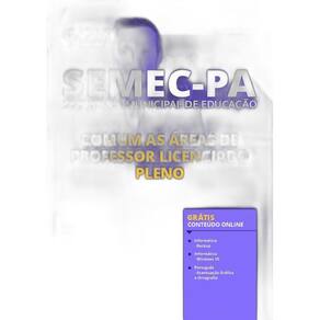 Apostila SEMEC PA - Comum Áreas Professor Licenciado Pleno