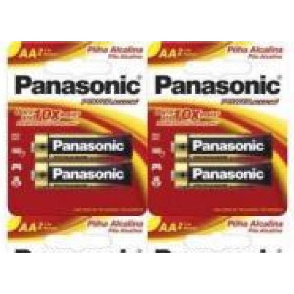 Pilha Alcalina Aa 1,5V Lr6-2Bt480 Panasonic Blister 20 Uni