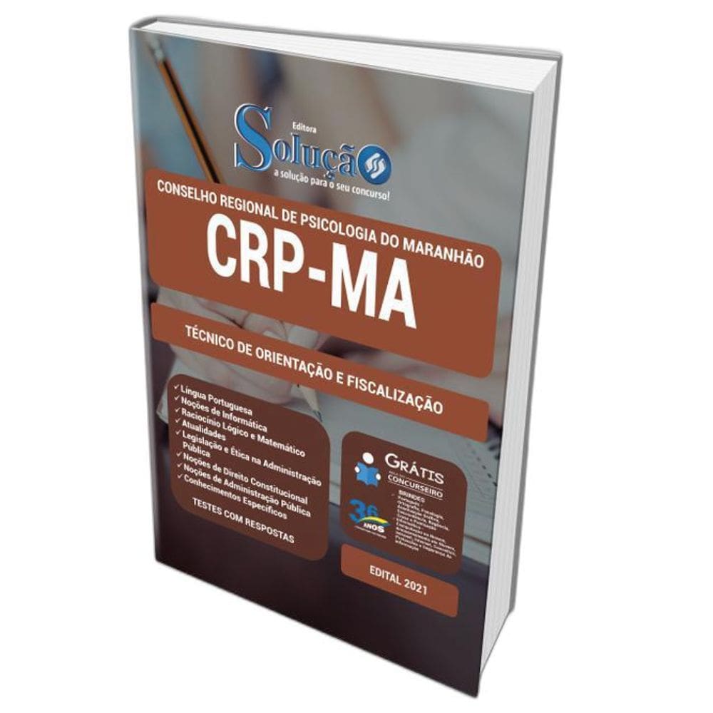 Apostila Crp Ma - Técnico De Orientação E Fiscalização
