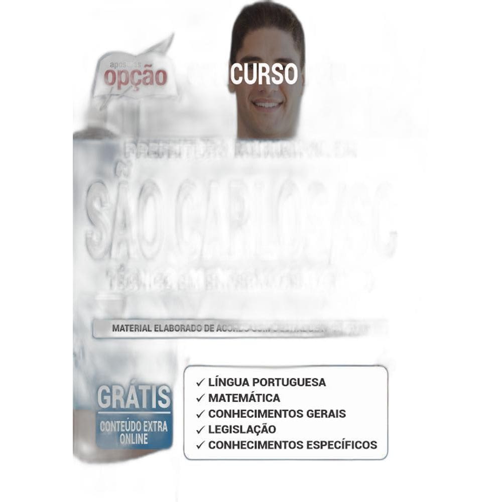 Apostila São Carlos Sc - Técnico Em Enfermagem - Samu