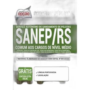 Apostila Sanep Rs - Comum Aos Cargos De Nível Médio