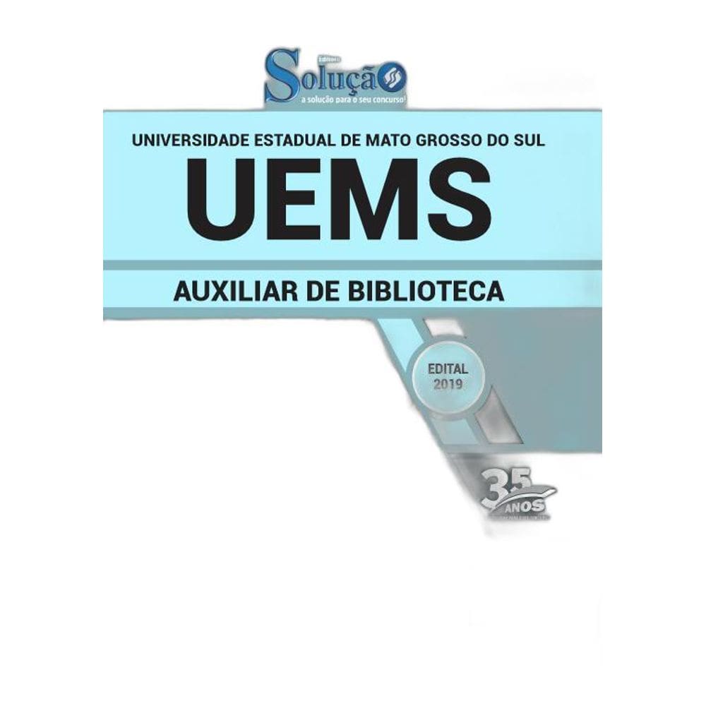 Apostila Uems - Auxiliar De Biblioteca