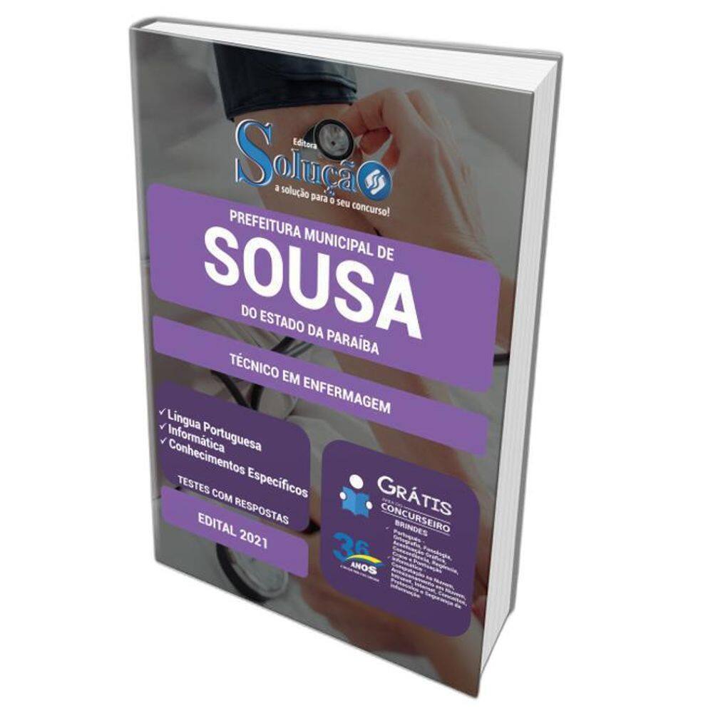 Apostila Prefeitura Sousa Pb - Técnico Em Enfermagem
