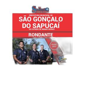 Apostila São Gonçalo Sapucaí MG 2019 Rondante