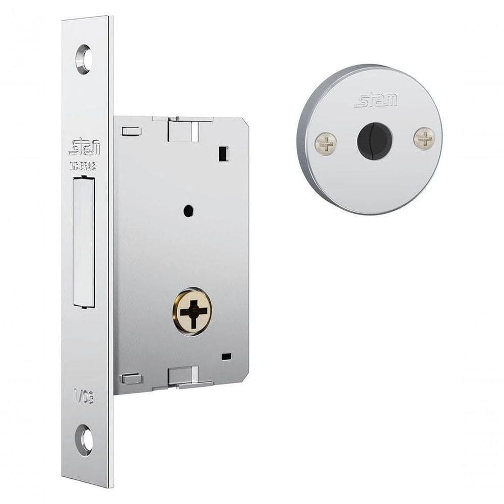Trava De Segurança Tetra 1001 Roseta Inox - Stam