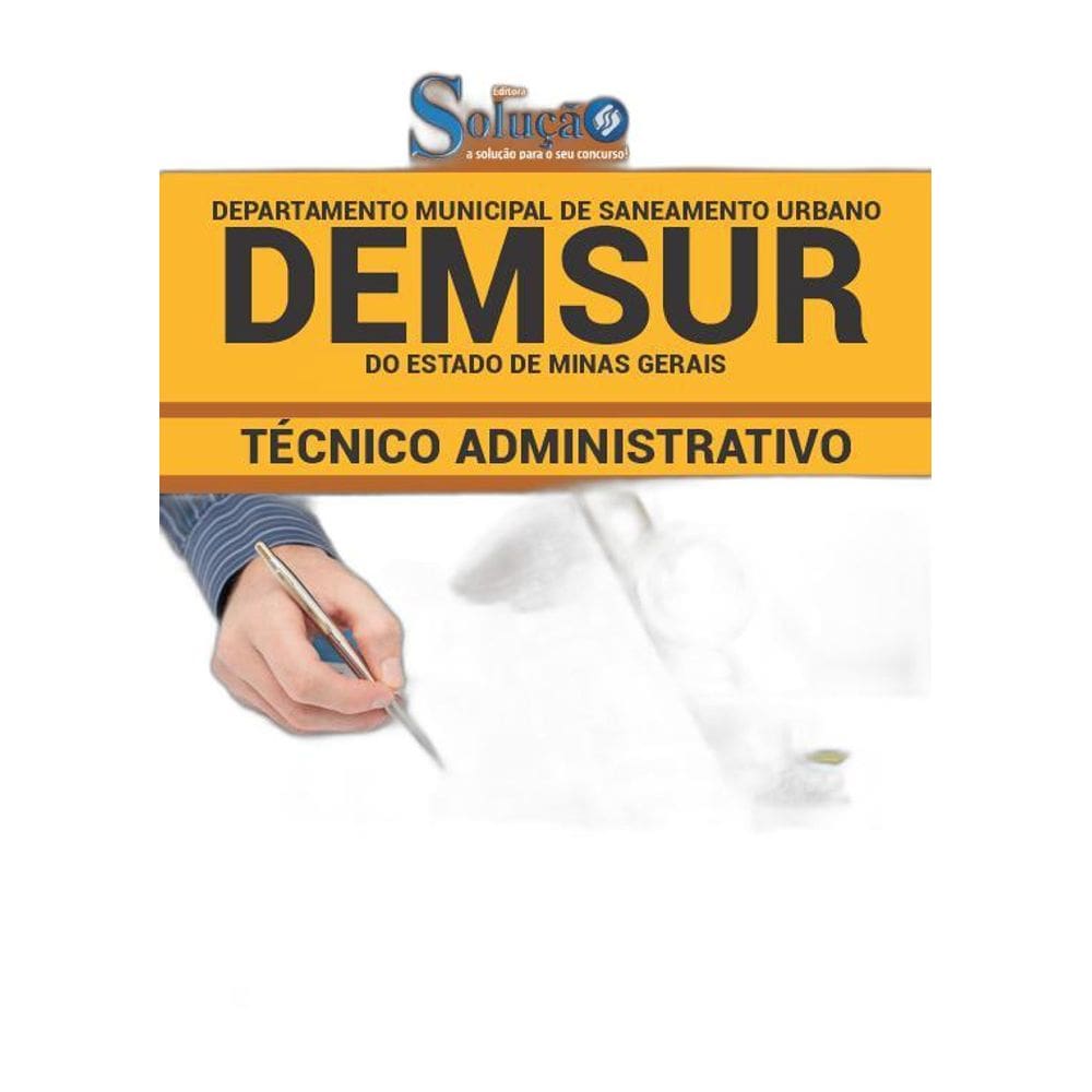 Apostila Concurso DEMSUR 2019 Técnico Administrativo