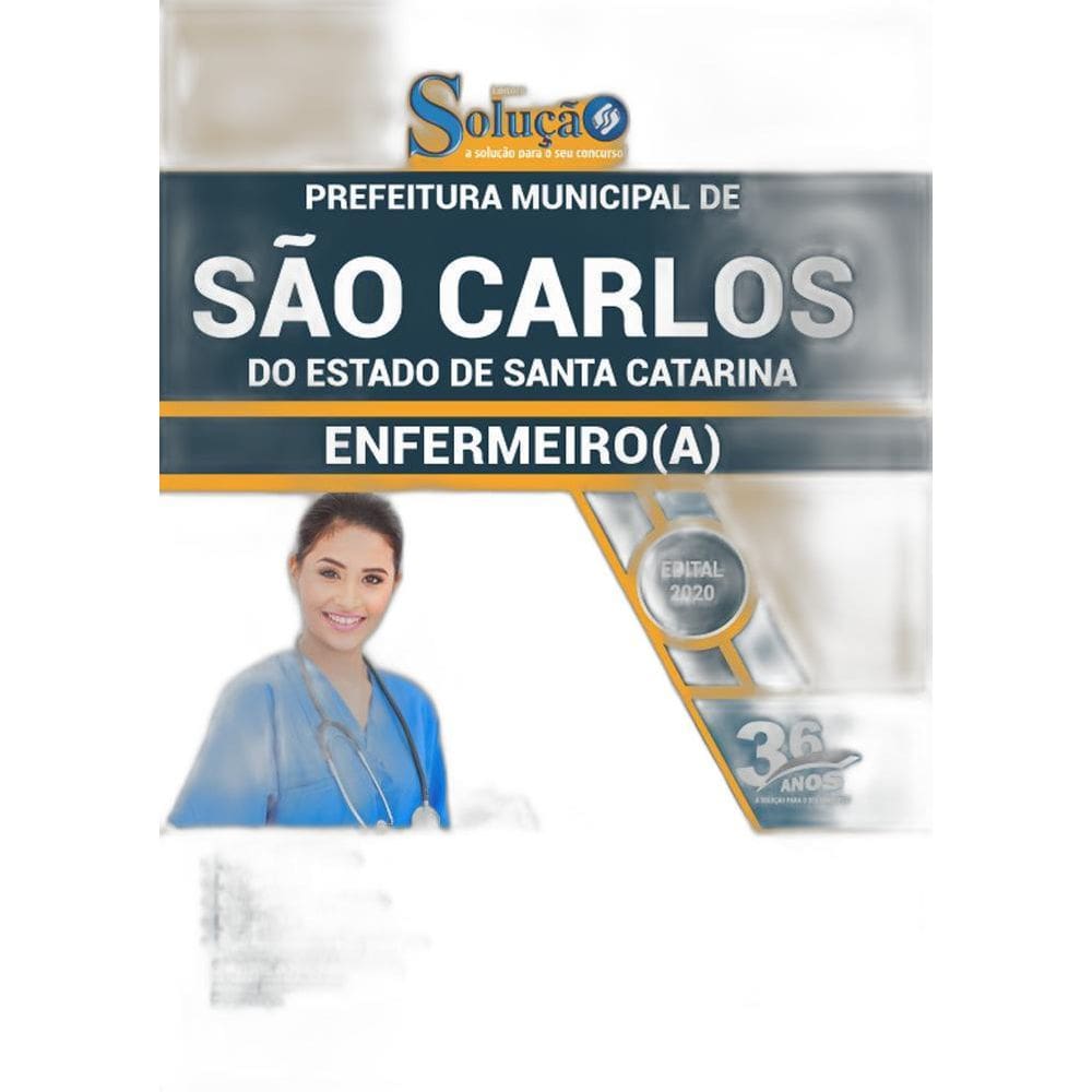Apostila Prefeitura São Carlos Sc - Enfermeiro A