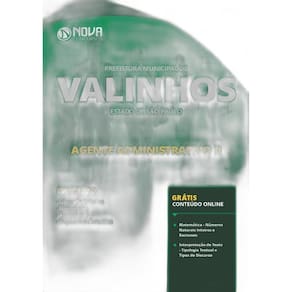 Apostila Valinhos SP 2019 Agente Administrativo II