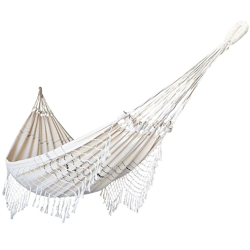 Rede de Dormir e Descanso Casal 3,80m x 1,50m Algodão Premium