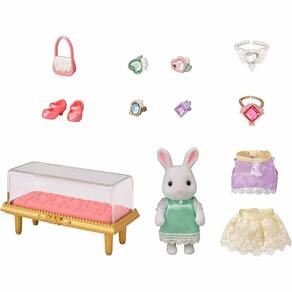 Figura com Acessório - Sylvanian Families - Joias e Pedras - Epoch Magia