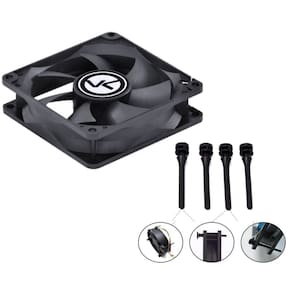 Fan Para Gabinete 80mm Preto - Cf80 - Com 4 Fixadores de 41 mm