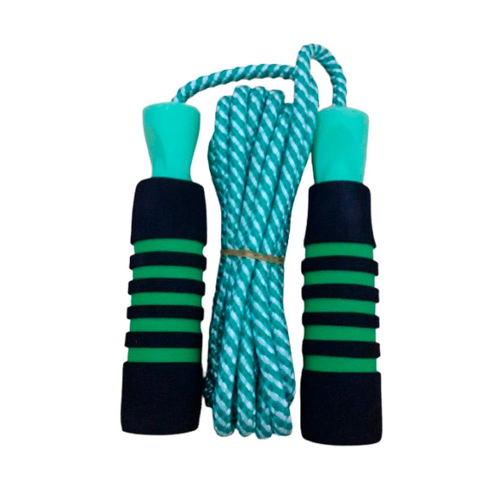 Corda De Pular Funcional Treino Cross Fitness Jump Cor Verde