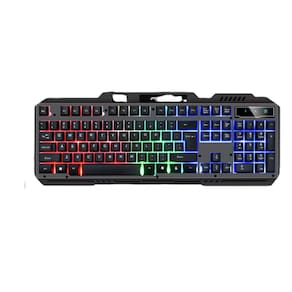 Teclado Gamer Led Rgb Semi Mecânico A Prova D Água BM-T05