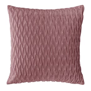 Capa de Almofada Luxo Aveludada Jolitex Dunas Rosa Queimado