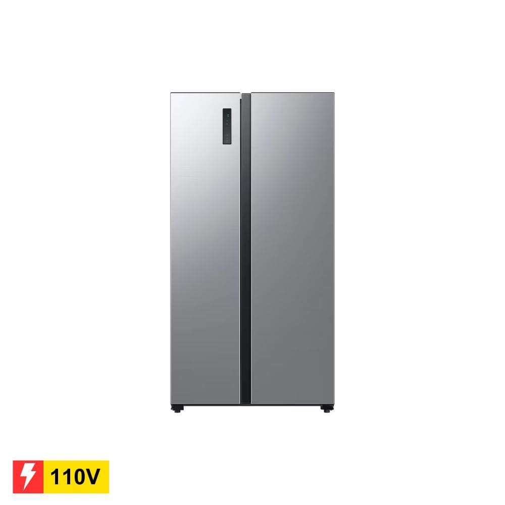 REEMBALADO: Geladeira Samsung Frost Free Side By Side RS52 490L Inox Look - 110V