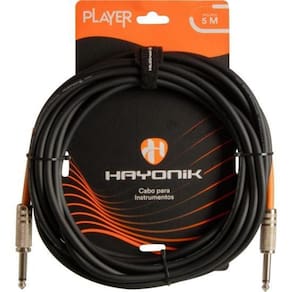 Cabo Para Instrumentos Player P10 X P10 5M Preto Hayonik