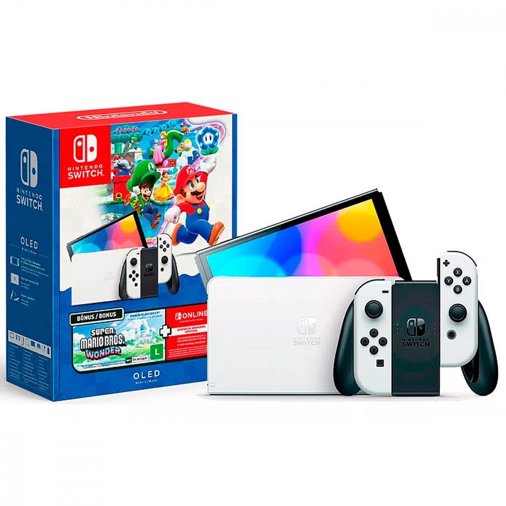 Console Nintendo Switch Oled 64GB + Super | Casas Bahia