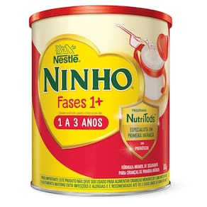 Ninho Fases 1+ Fórmula Infantil de Seguimento para Crianças de Primeira Infância de 1 a 3 anos 800g