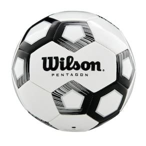 Bola Clássica de Futebol Pentagon Nº5 Profissional Amador PVC PU +13 Anos Unissex Wilson