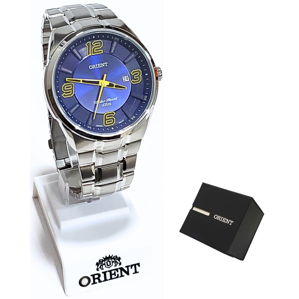 Relógio Orient Masculino Analógico Prateado MBSS1385 D2SX